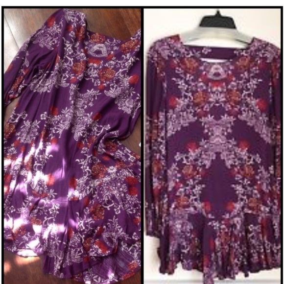 Free People NWT Smooth Talker Tunic Size Large - Picture 4 of 6